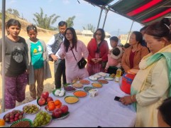 Display of Nutritional Food on PMSMA Day