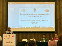 Attended National Workshop on PCPNDT at New Delhi (5th – 7th July, 2023)