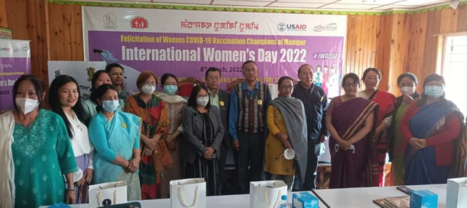 Photo for M-Rite team supported in felicitation of COVID Vaccination Women Champions on International Women’s Day 2022 and 2023.