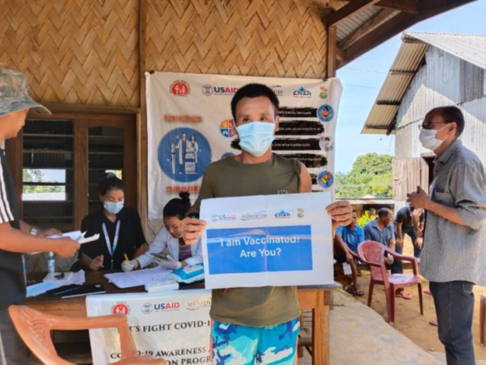 Photo for COVID Vaccination sessions conducted at Tamenglong and Kamjong in partnerships with Zeliangrong Baptist Association and Health department by CASA.