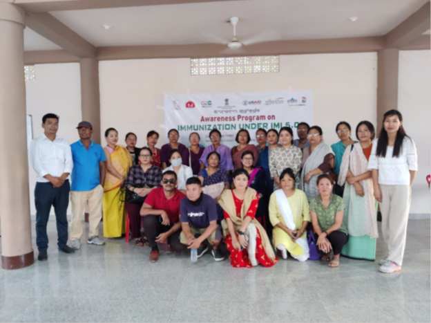 Photo for Awareness program on Routine Immunization and IMI 5.0 at Sagolband, Imphal West District, conducted by M-Rite in partnerships with CASA and Health Department, chaired by Dr. Ksh. Memcha Devi, State Immunization Officer, Manipur.